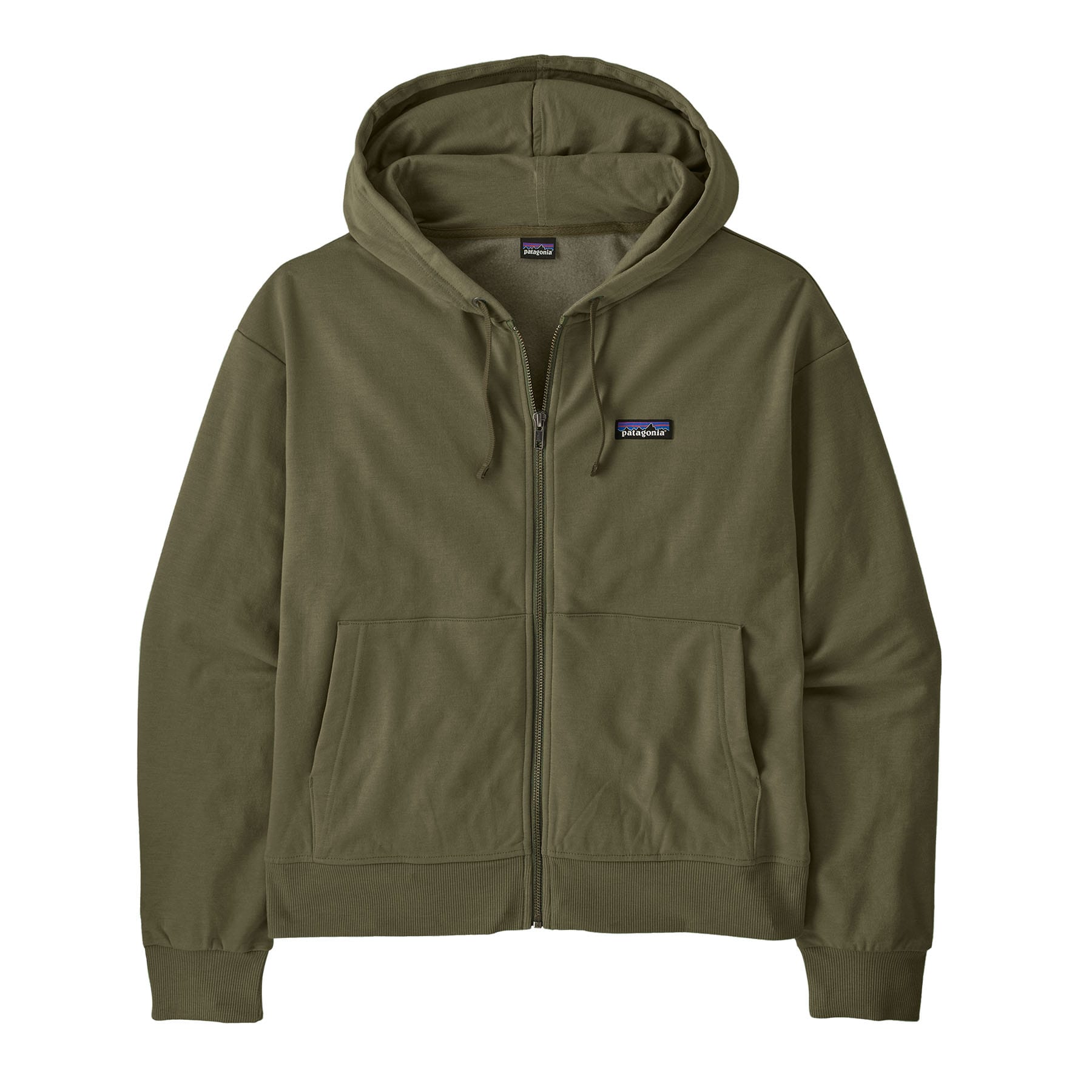 Women's Ahnya Full - Zip Hoody in Basin Green | Patagonia Bend