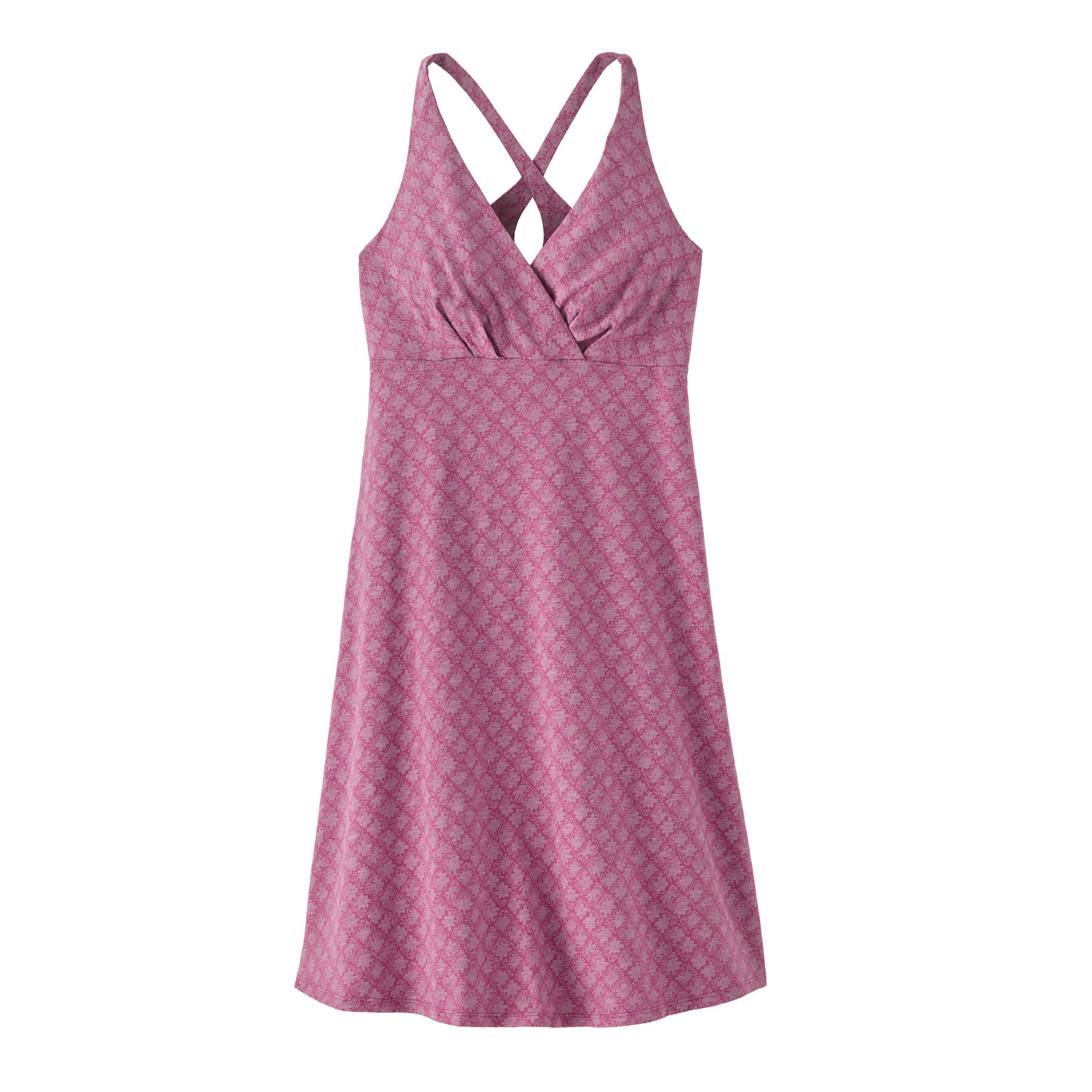 Women's Amber Dawn Dress in Future Flowers: Faded Magenta | Patagonia Bend