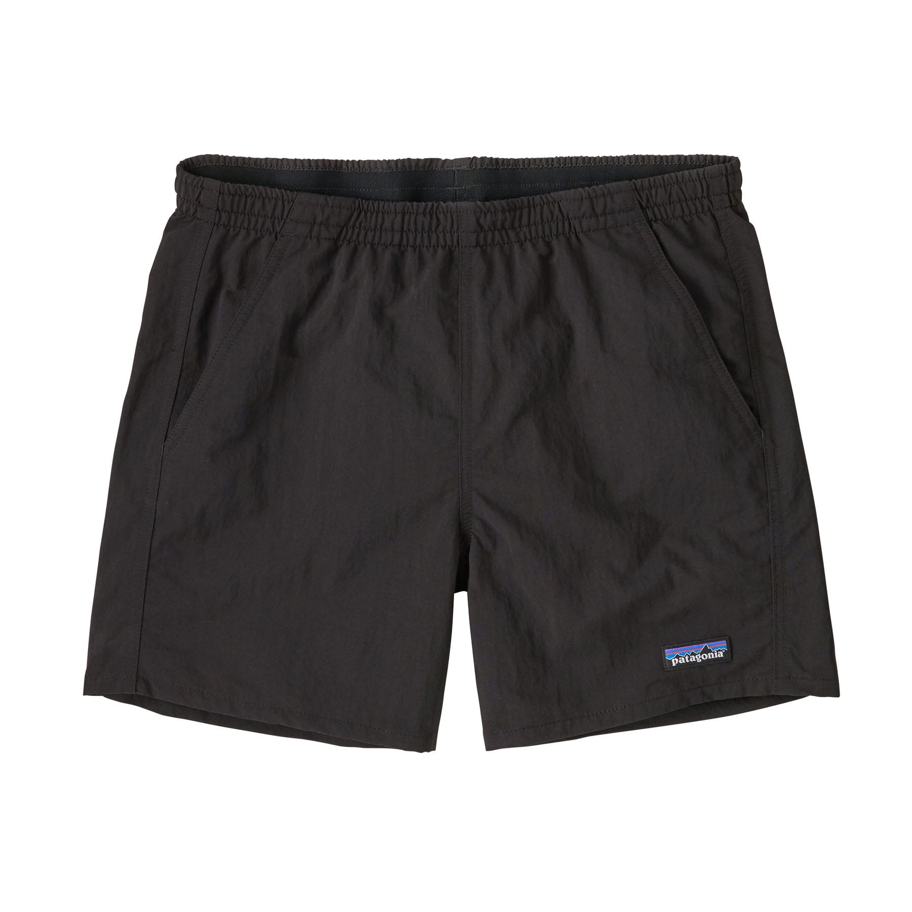 Women's Baggies Shorts - 5 in. in BLACK W/BLACK | Patagonia Bend