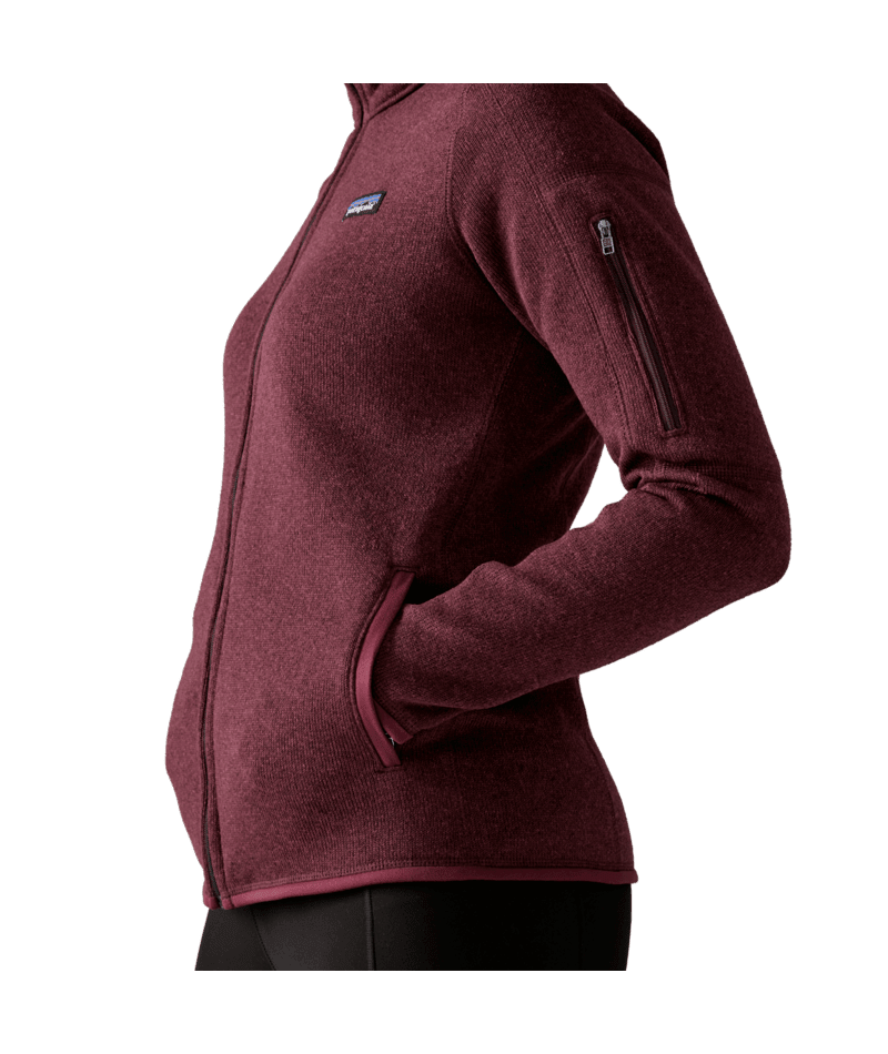 Women's Better Sweater Jacket in Berry Fig | Photo 3 | Patagonia Bend