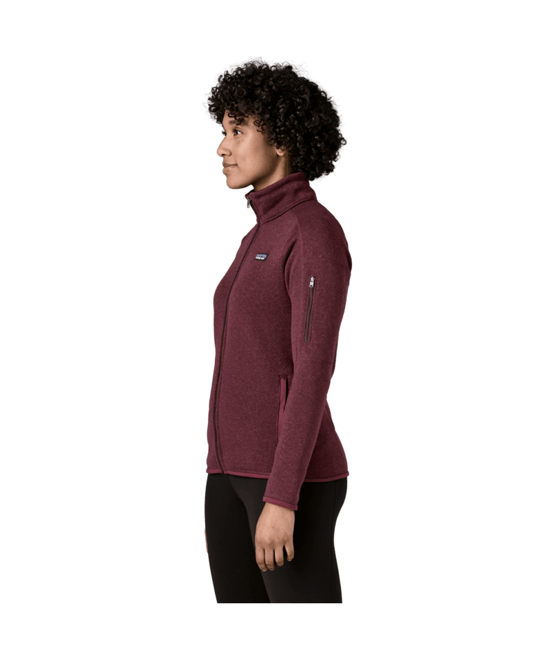 Women's Better Sweater Jacket in Berry Fig | Photo 6 | Patagonia Bend
