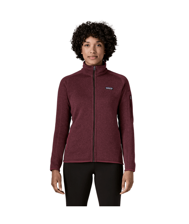 Women's Better Sweater Jacket in Berry Fig | Photo 4 | Patagonia Bend