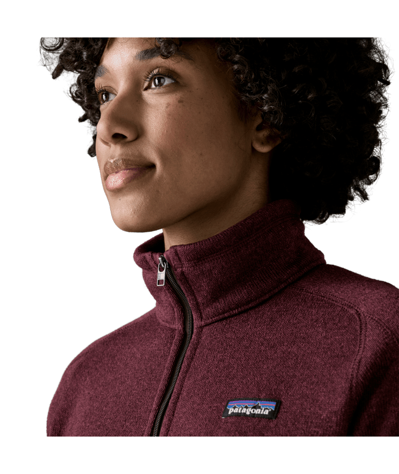 Women's Better Sweater Jacket in Berry Fig | Photo 7 | Patagonia Bend