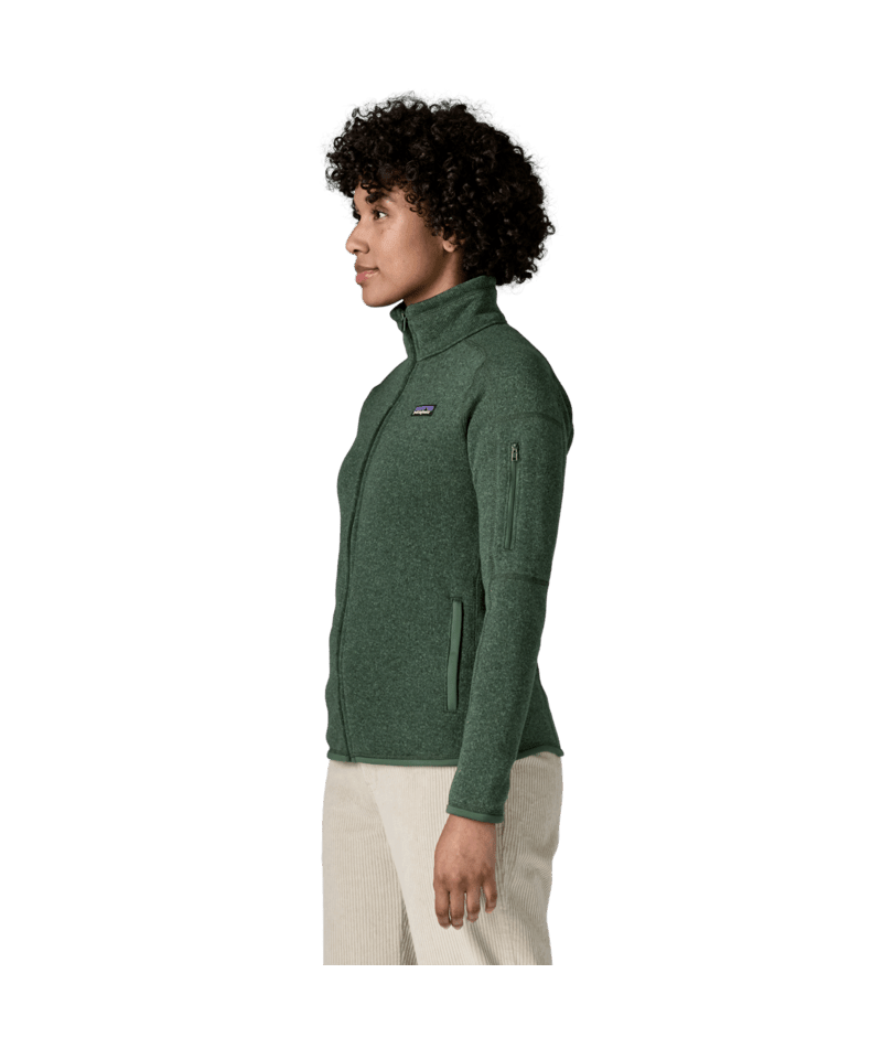Women's Better Sweater Jacket in Canopy Green | Photo 16 | Patagonia Bend