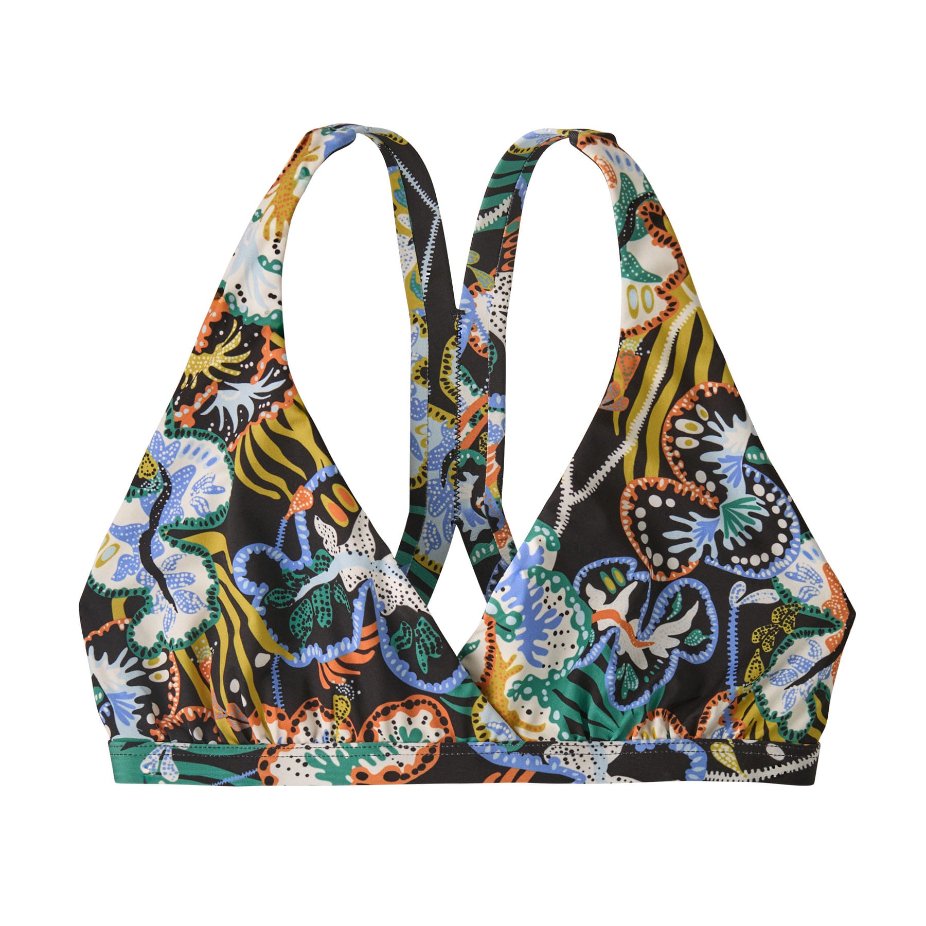 Women's Bottom Turn Top in Undersea: Black | Patagonia Bend