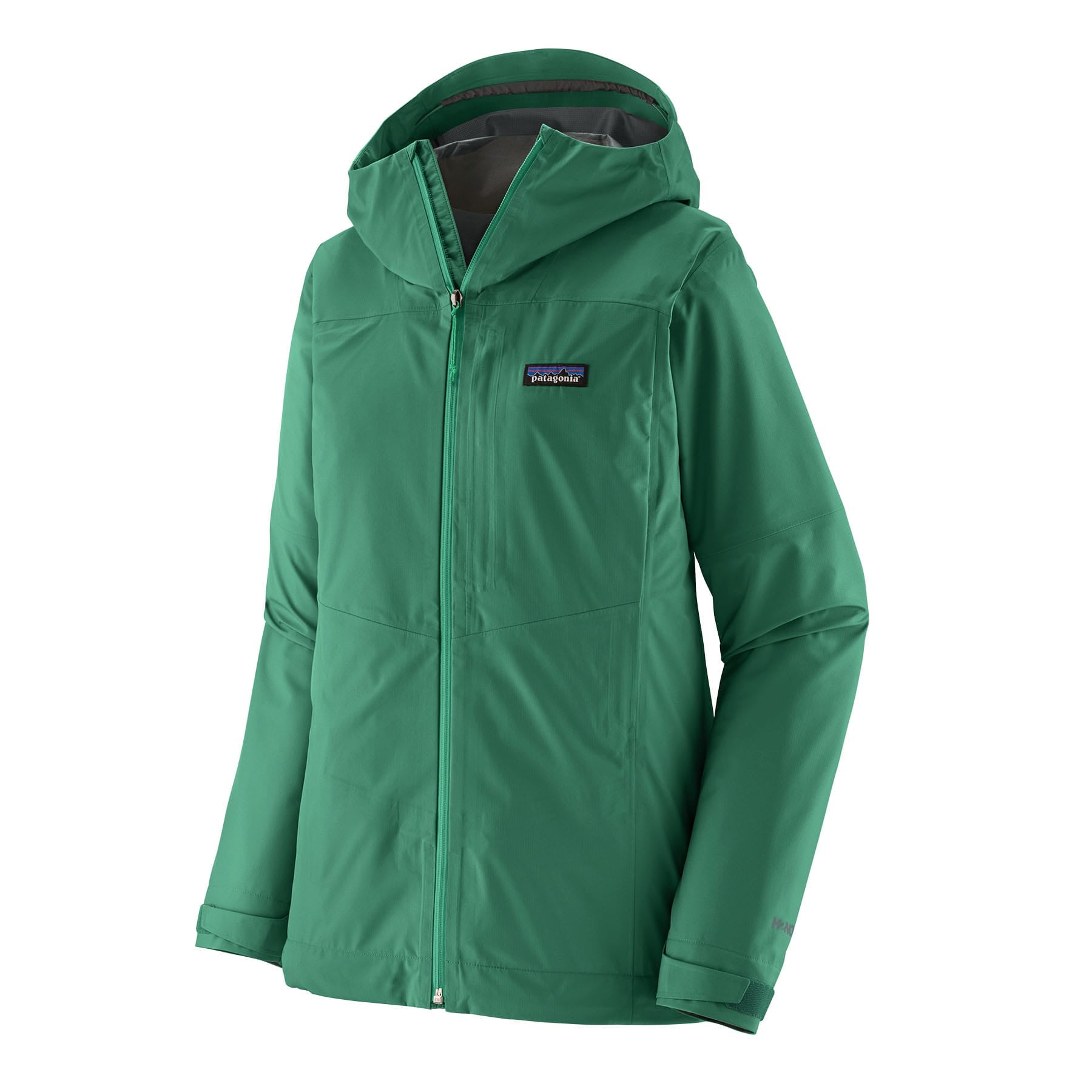 Women's Boulder Fork Rain Jacket in Gem Green | Patagonia Bend
