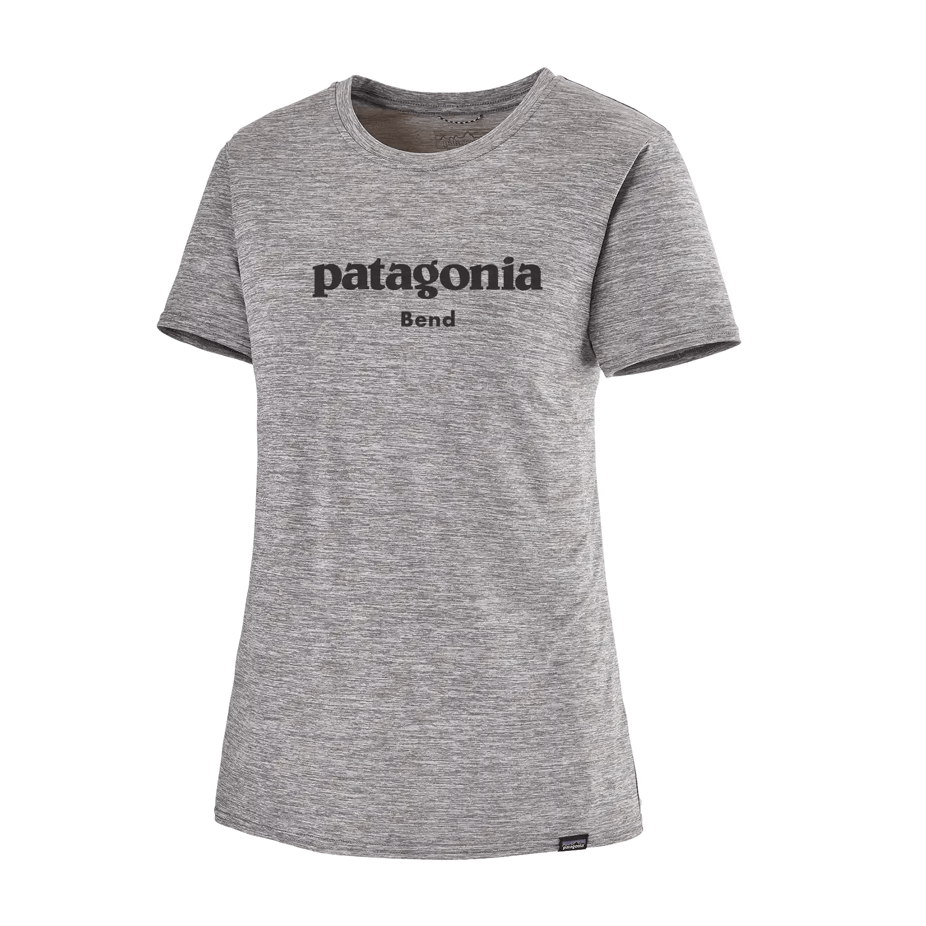 Women's Capilene® Cool Daily Graphic Shirt - Patagonia Bend in Feather Grey | Patagonia Bend