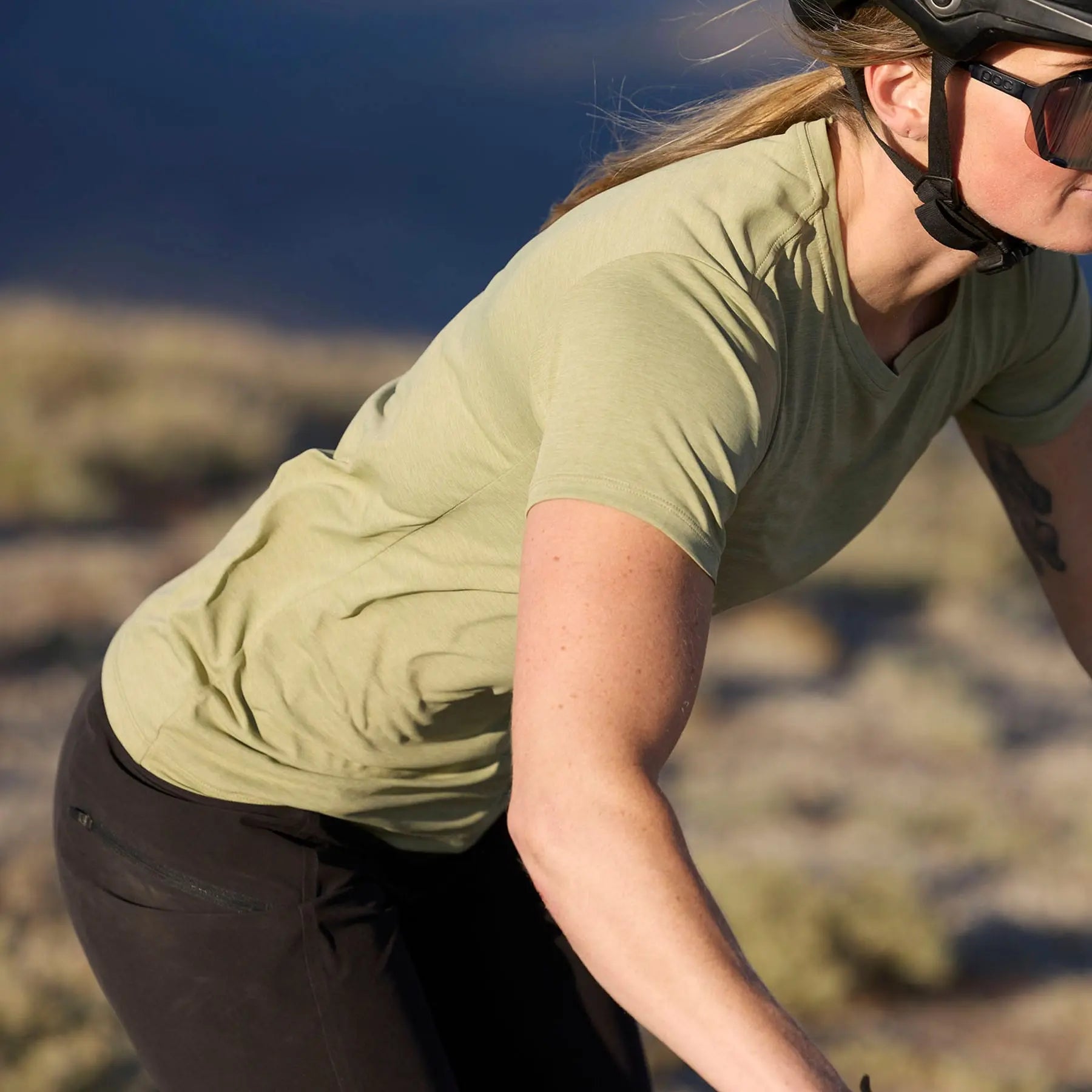 Women's Capilene® Cool Daily Shirt in Aquatic Blue - Light Aquatic Blue X - Dye | Patagonia Bend