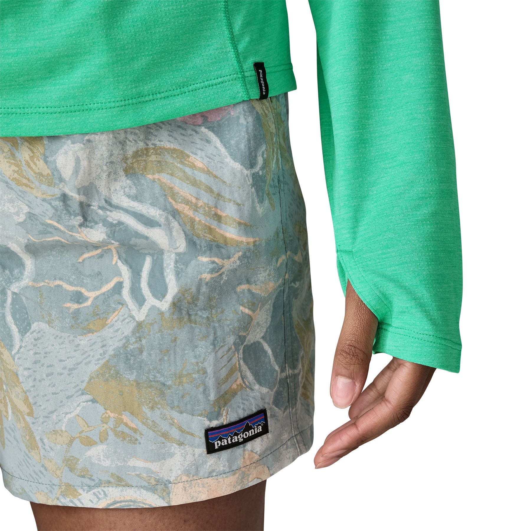 Women's Capilene® Cool Sun Hoody in Aqua Stone - Early Teal X - Dye | Patagonia Bend