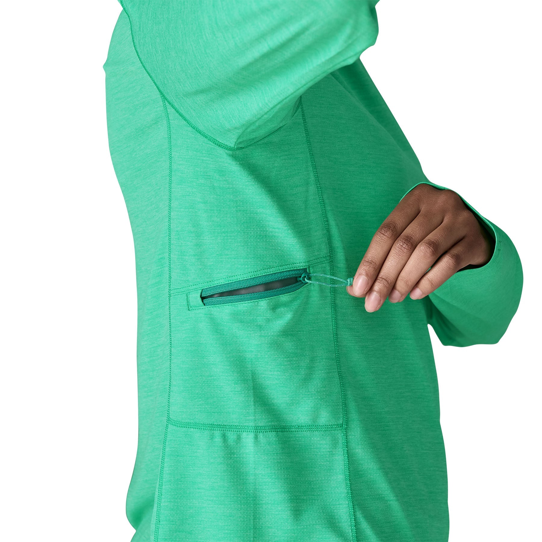 Women's Capilene® Cool Sun Hoody in Aqua Stone - Early Teal X - Dye | Patagonia Bend