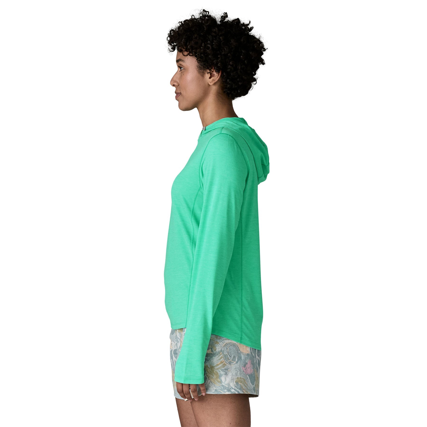 Women's Capilene® Cool Sun Hoody in Aqua Stone - Early Teal X - Dye | Patagonia Bend