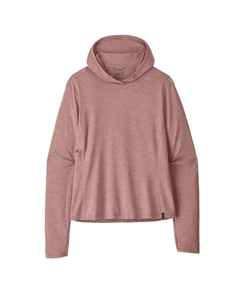 Women's Capilene® Cool Sun Hoody in Fuzzy Mauve - Moonrise Taupe X-Dye | Patagonia Bend