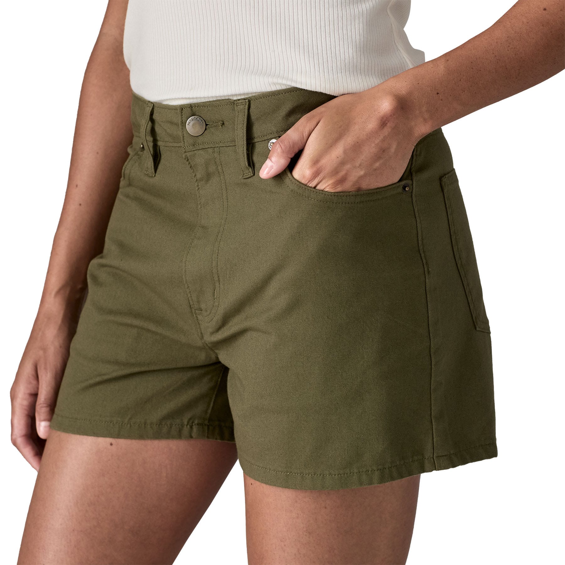 Women's Classic Shorts in Seabird Grey | Patagonia Bend