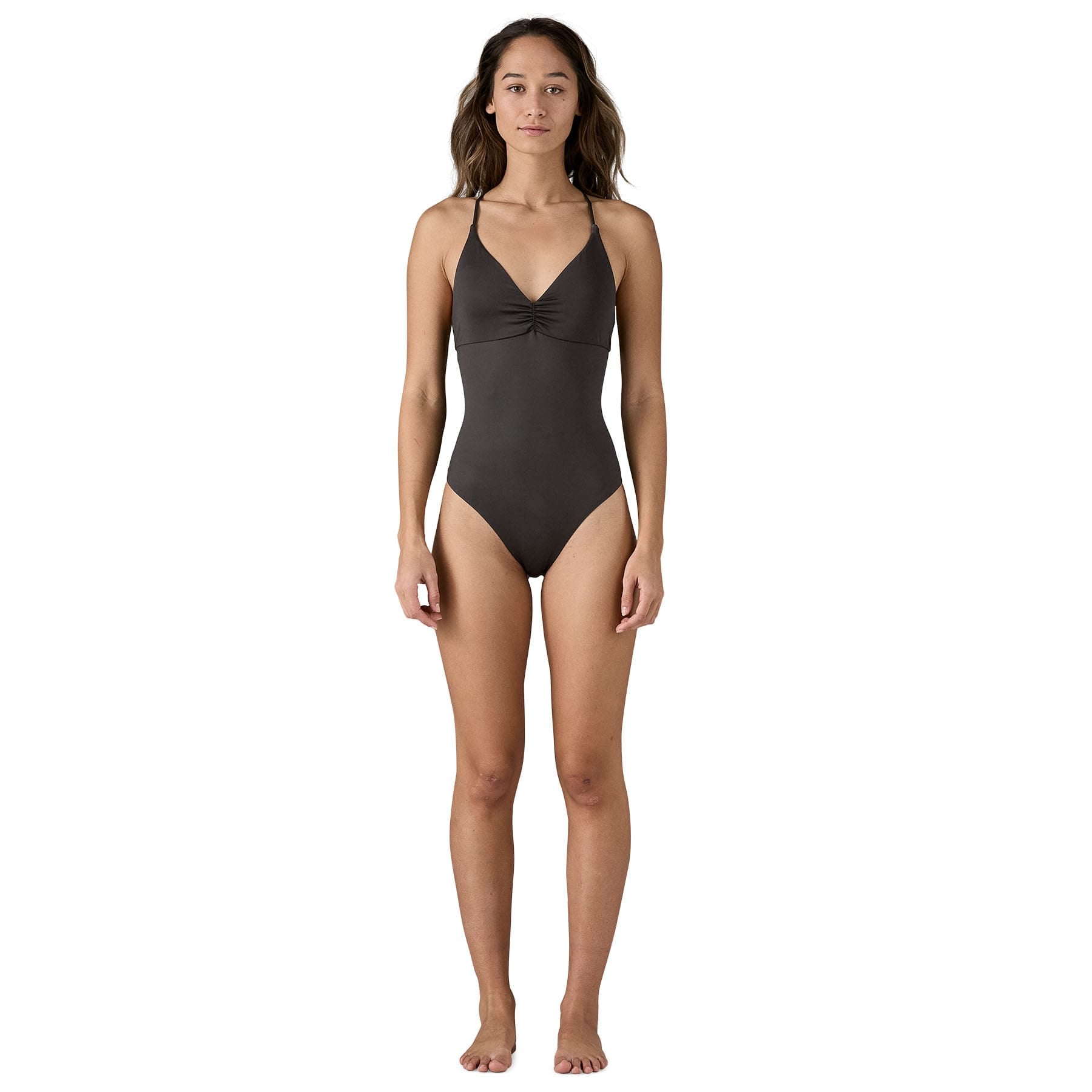 Women's Cross Shore One - Piece Swimsuit in Black | Patagonia Bend