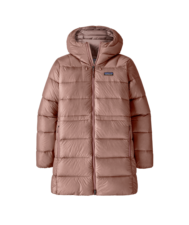 Women's Fitz Roy Down Parka in Moonrise Taupe | Patagonia Bend