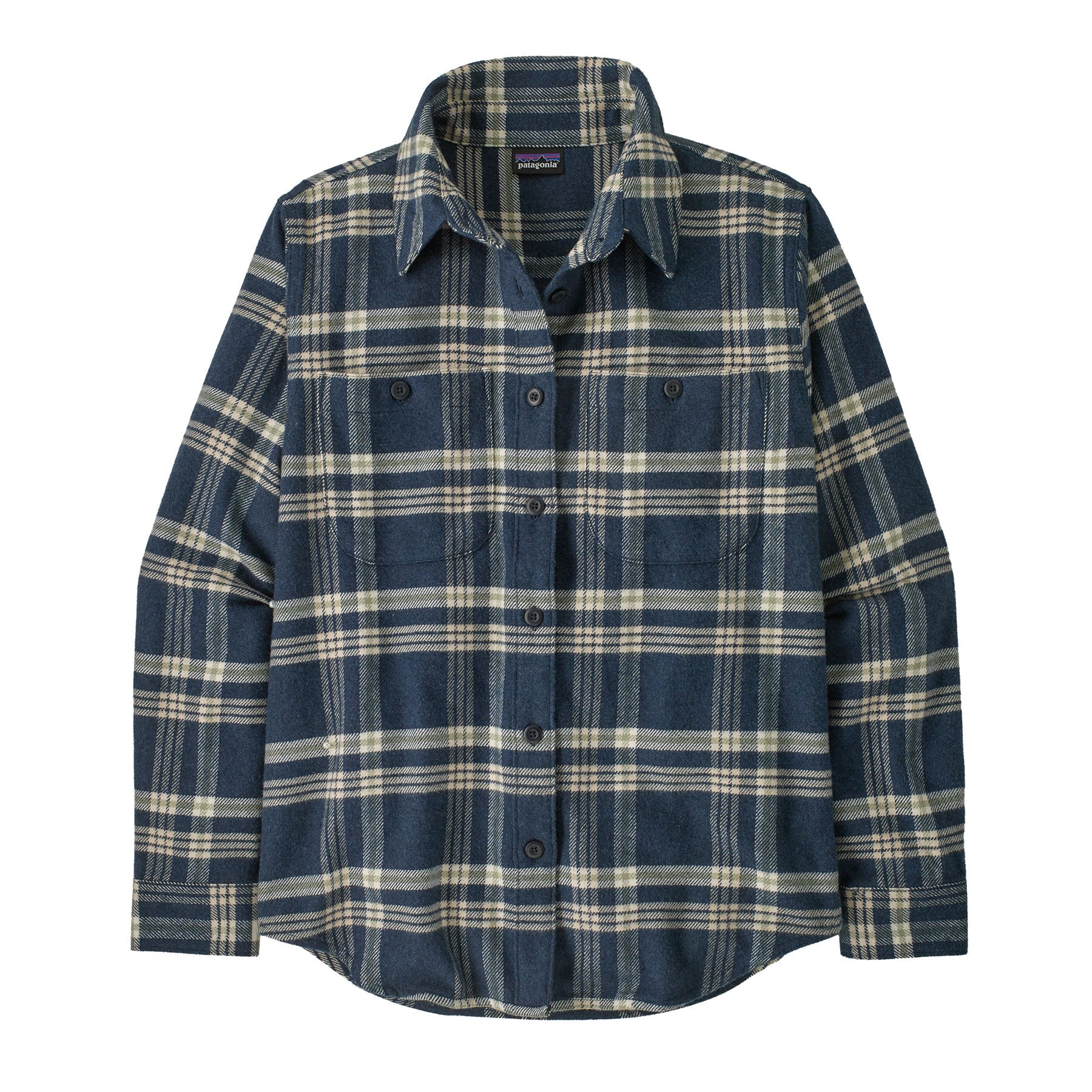 Women's Fjord Flannel Shirt in Old Spruce: Sunken Blue | Patagonia Bend