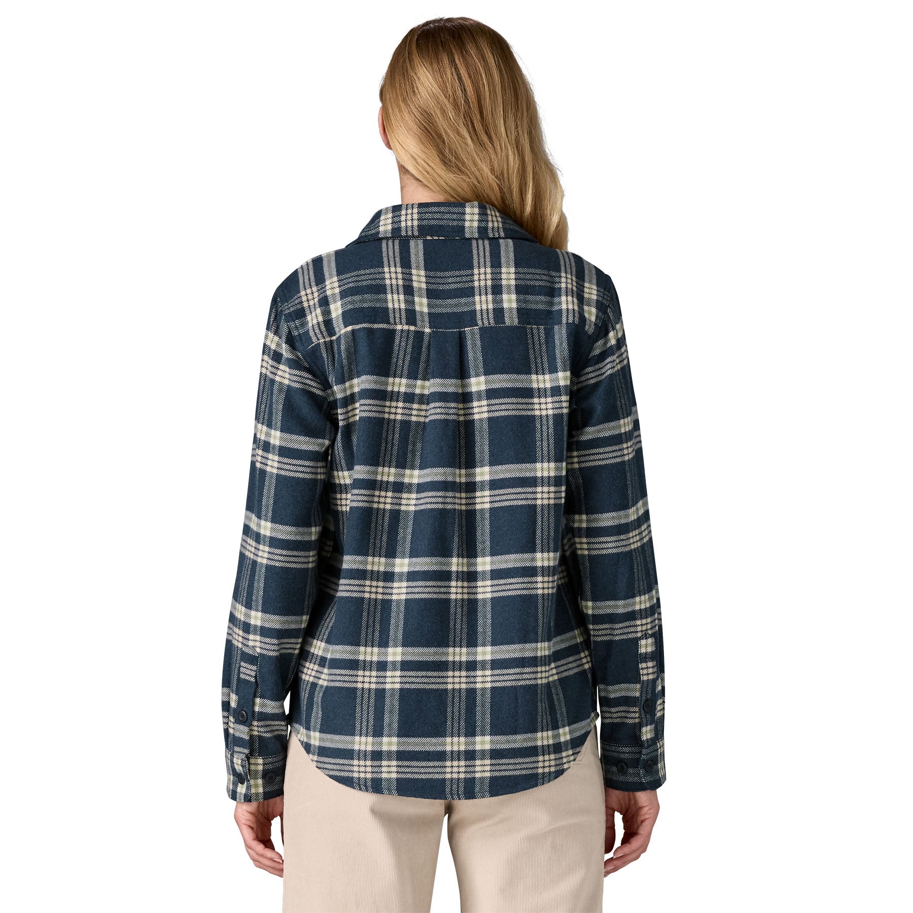 Women's Fjord Flannel Shirt in Old Spruce: Sunken Blue | Patagonia Bend