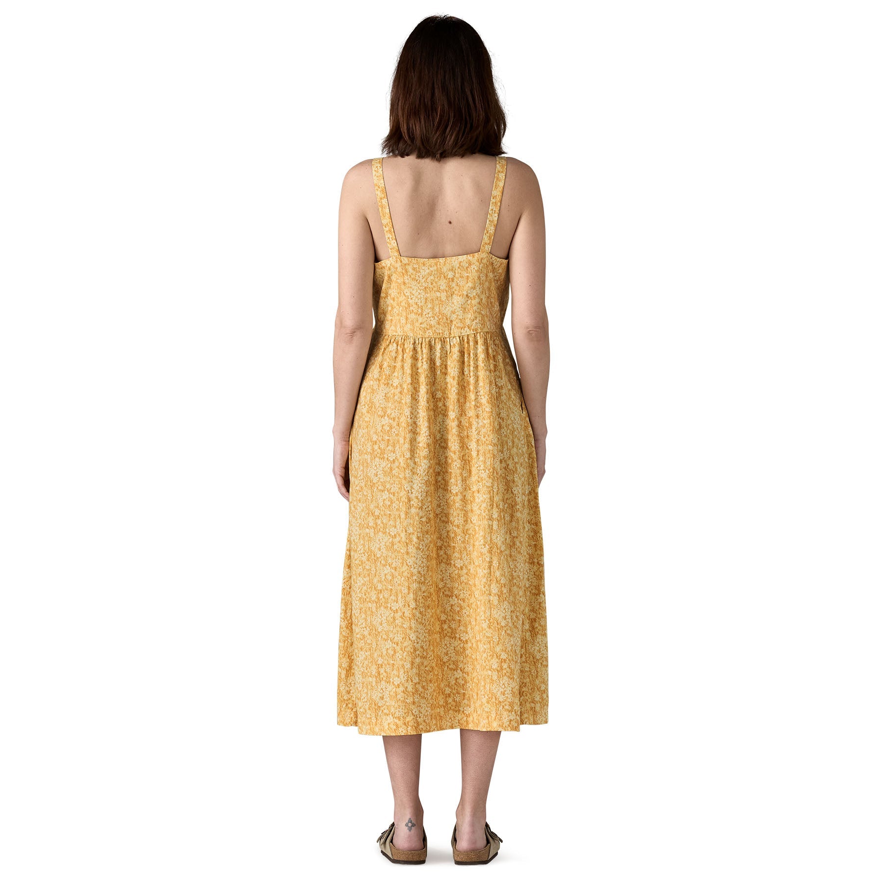 Women's Garden Island Dress in Wildflower Pastel: Beeswax Tan | Patagonia Bend