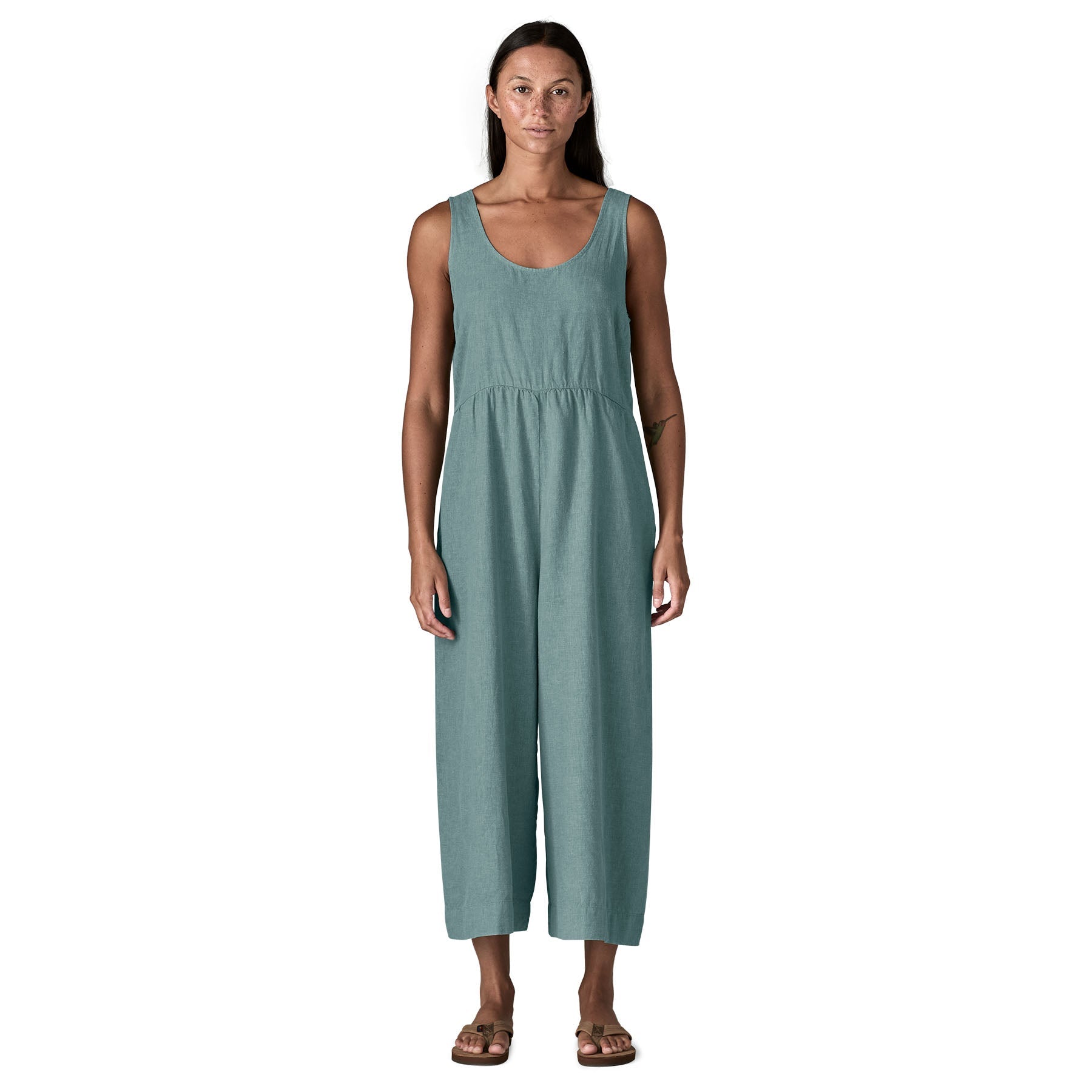 Women's Garden Island Jumpsuit in Whole Weave: Blue Sage | Patagonia Bend