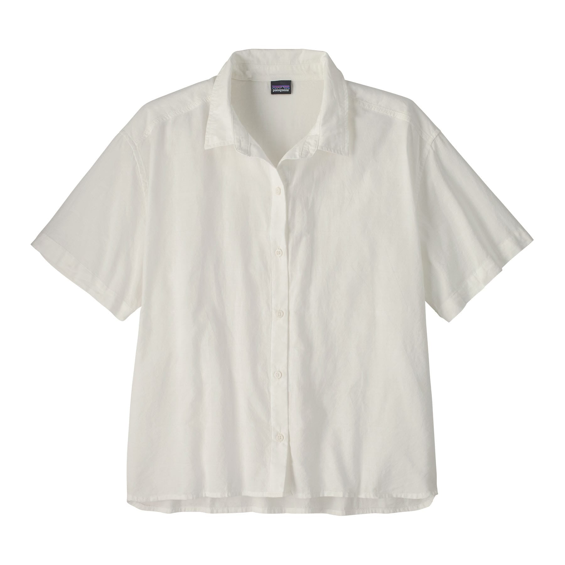 Women's Lightweight A/C Shirt in Windowpane Dobby: White | Patagonia Bend