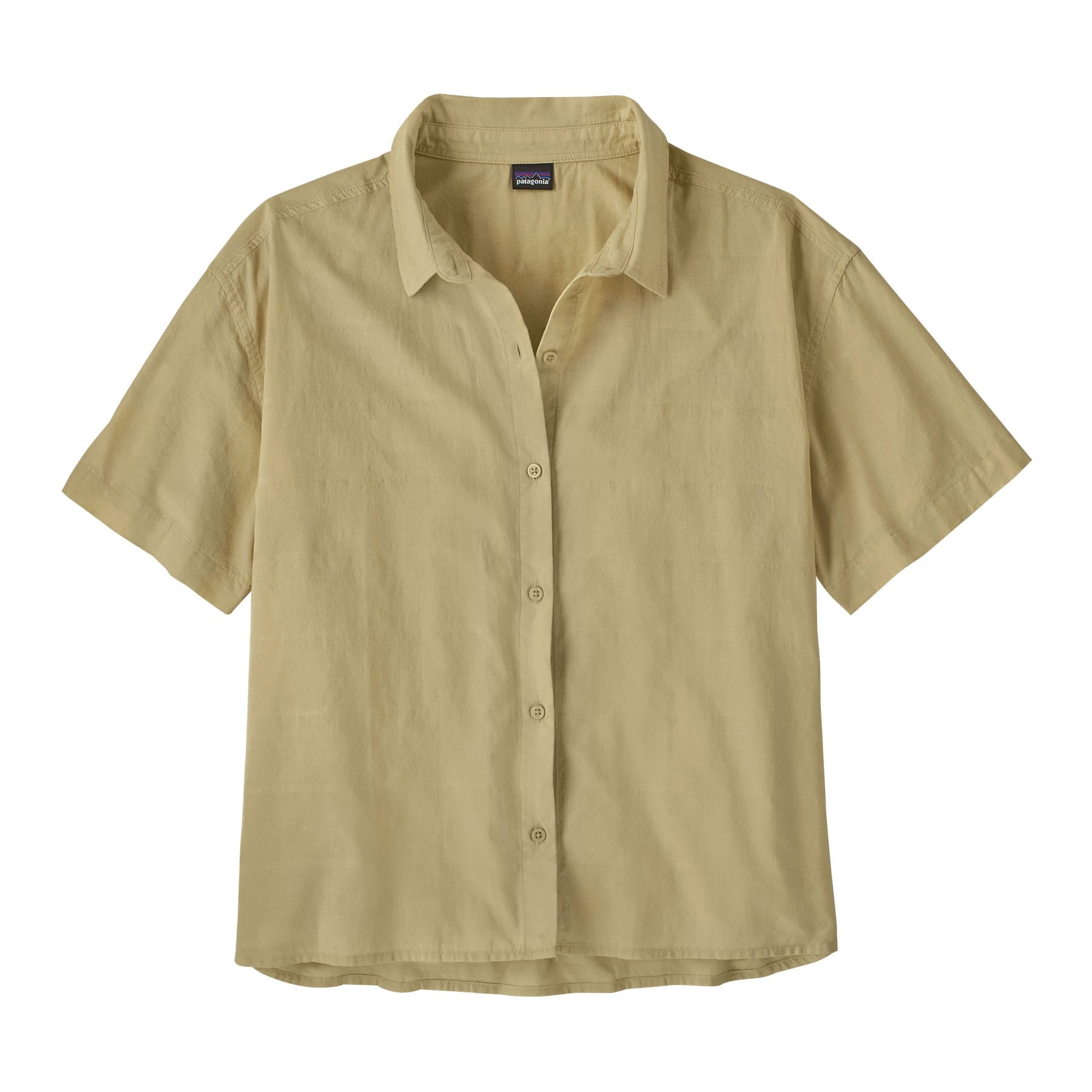 Women's Lightweight A/C Shirt in Windowpane Dobby: Weathered Stone | Patagonia Bend