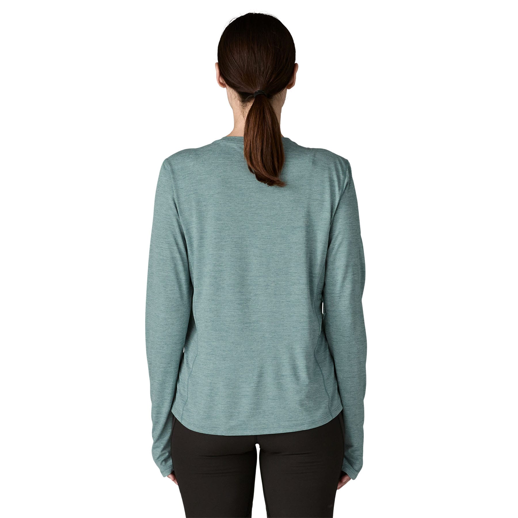 Women's Long - Sleeved Capilene® Cool Sun Shirt in Nouveau Green - Blue Sage X - Dye | Patagonia Bend
