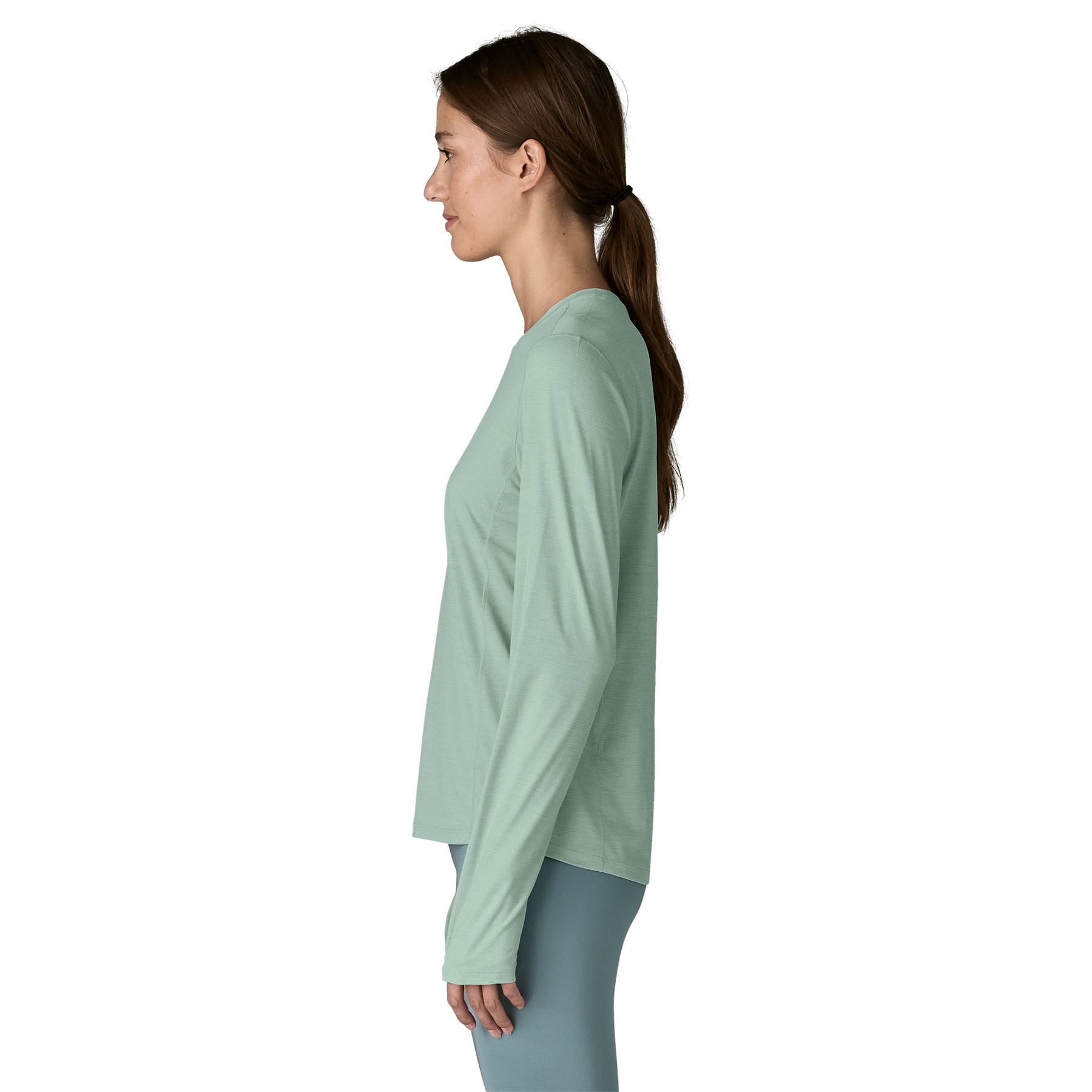 Women's Long - Sleeved Capilene® Cool Sun Shirt in Thermal Blue - Thin Ice X - Dye | Patagonia Bend