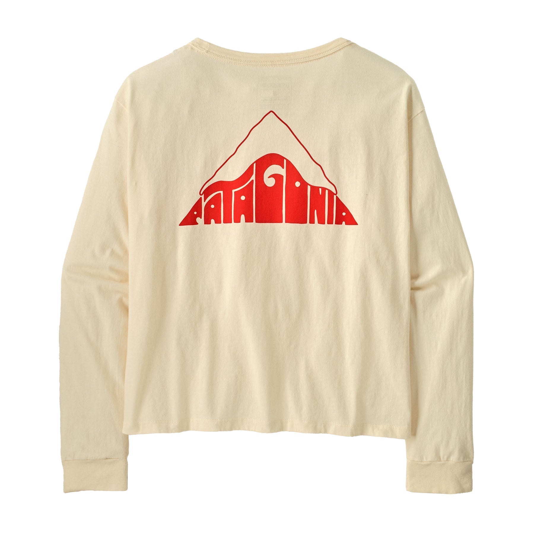 Women's Long - Sleeved Driftways Easy Cut Organic T-Shirt in Undyed Natural | Patagonia Bend