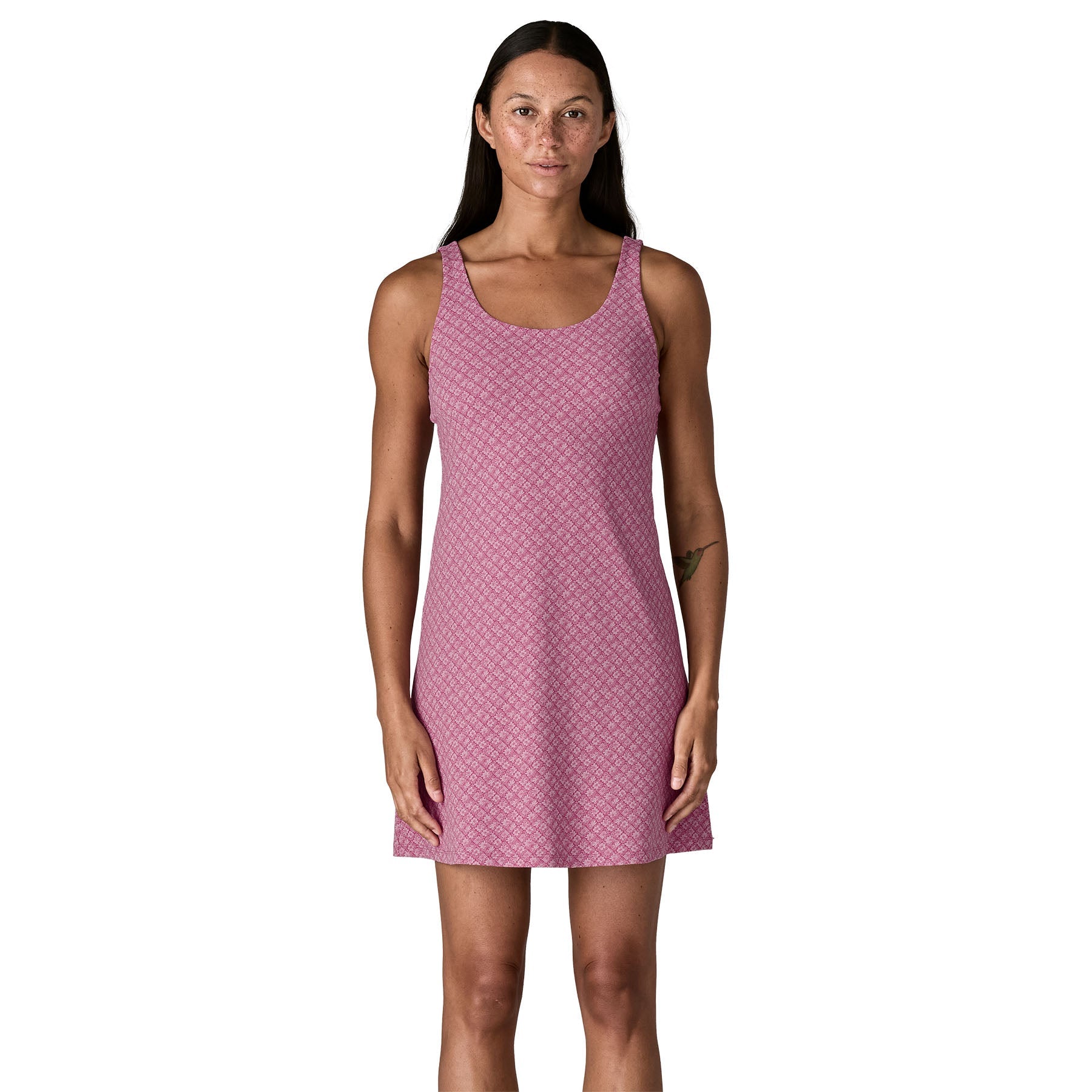 Women's Maipo Dress in Future Flowers: Faded Magenta | Patagonia Bend