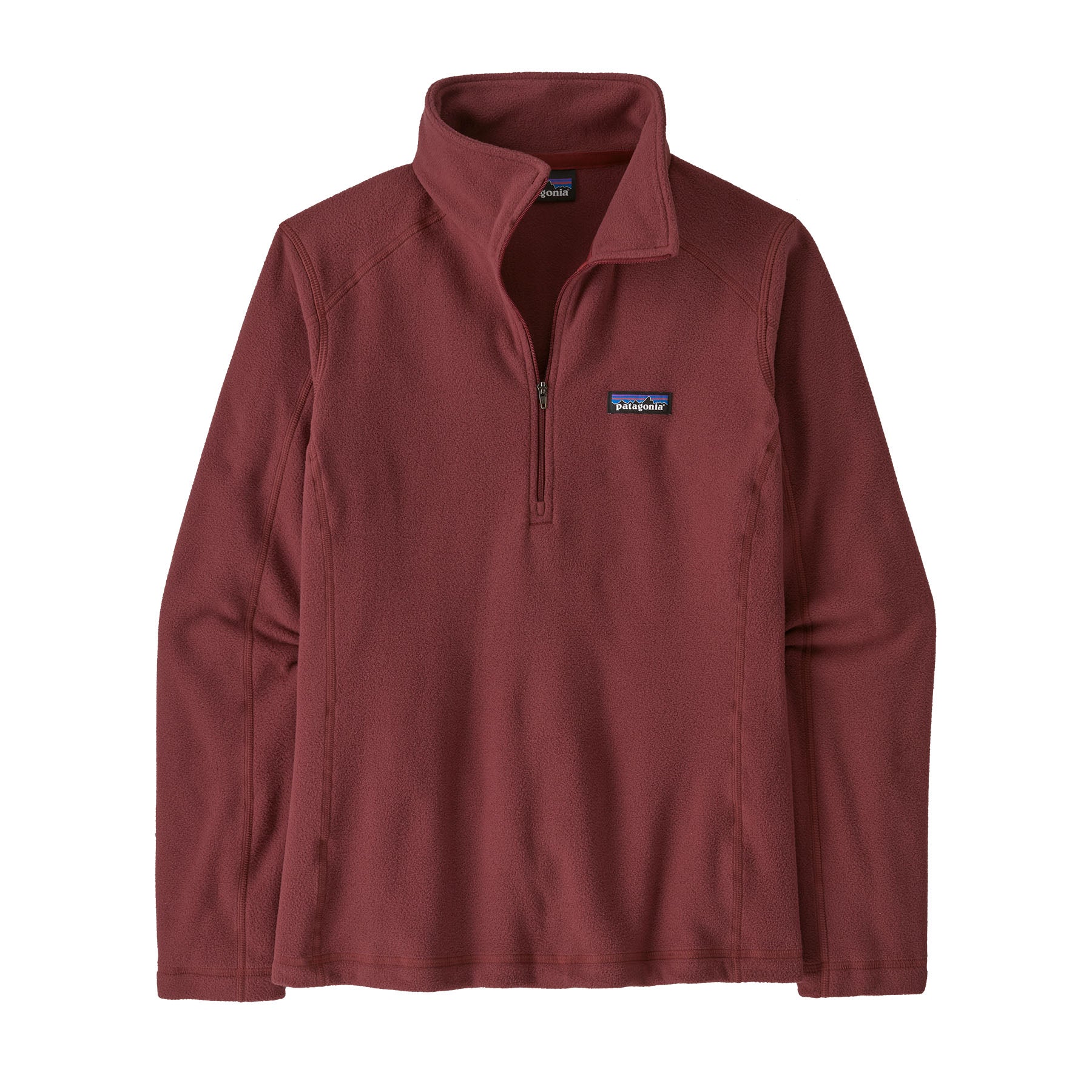 Women's Micro D 1/4 Zip in Sequoia Red | Patagonia Bend