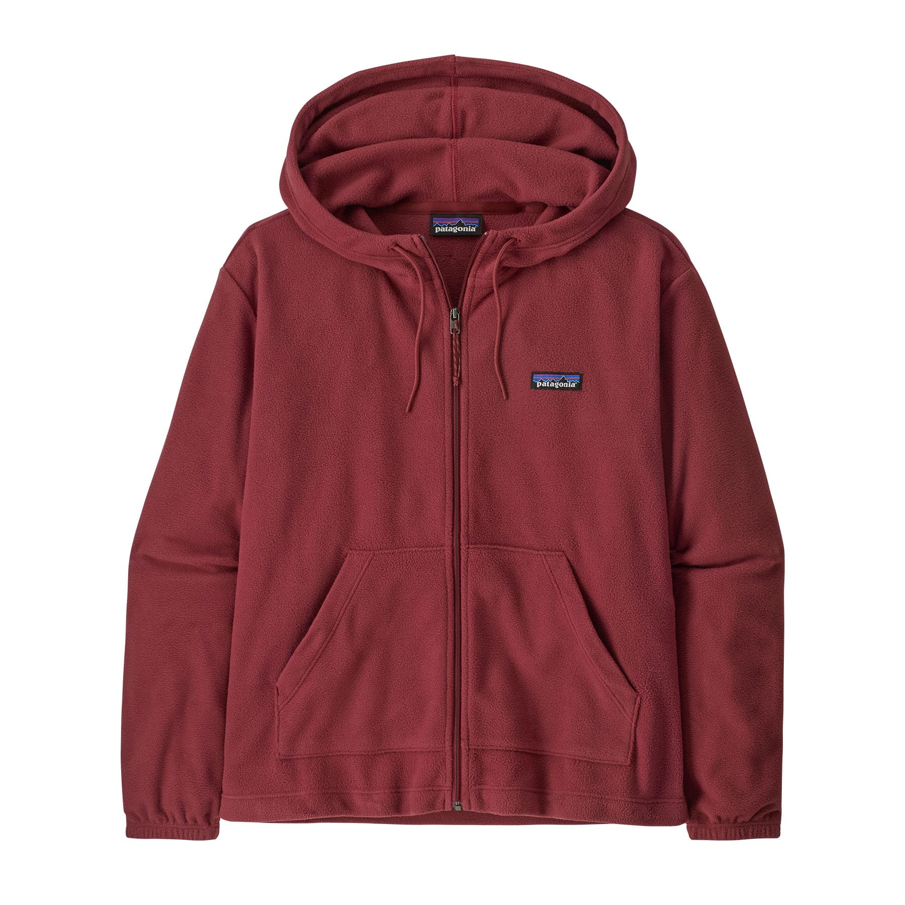 Women's Micro D® Fleece Hoody in Sequoia Red | Patagonia Bend
