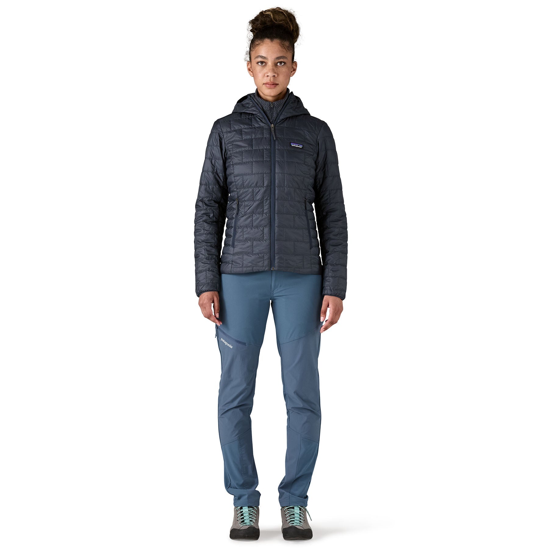 Women's Nano Puff® Hoody in Smolder Blue | Patagonia Bend