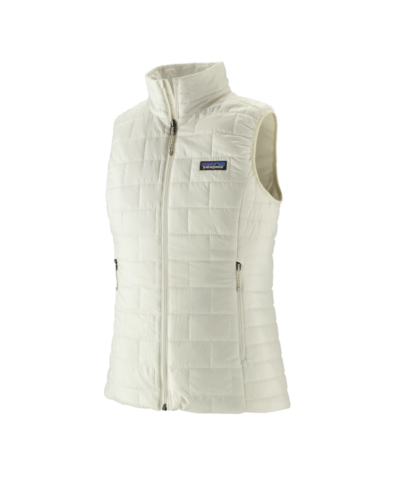 Women's Nano Puff Vest in Birch White | Photo 1 | Patagonia Bend