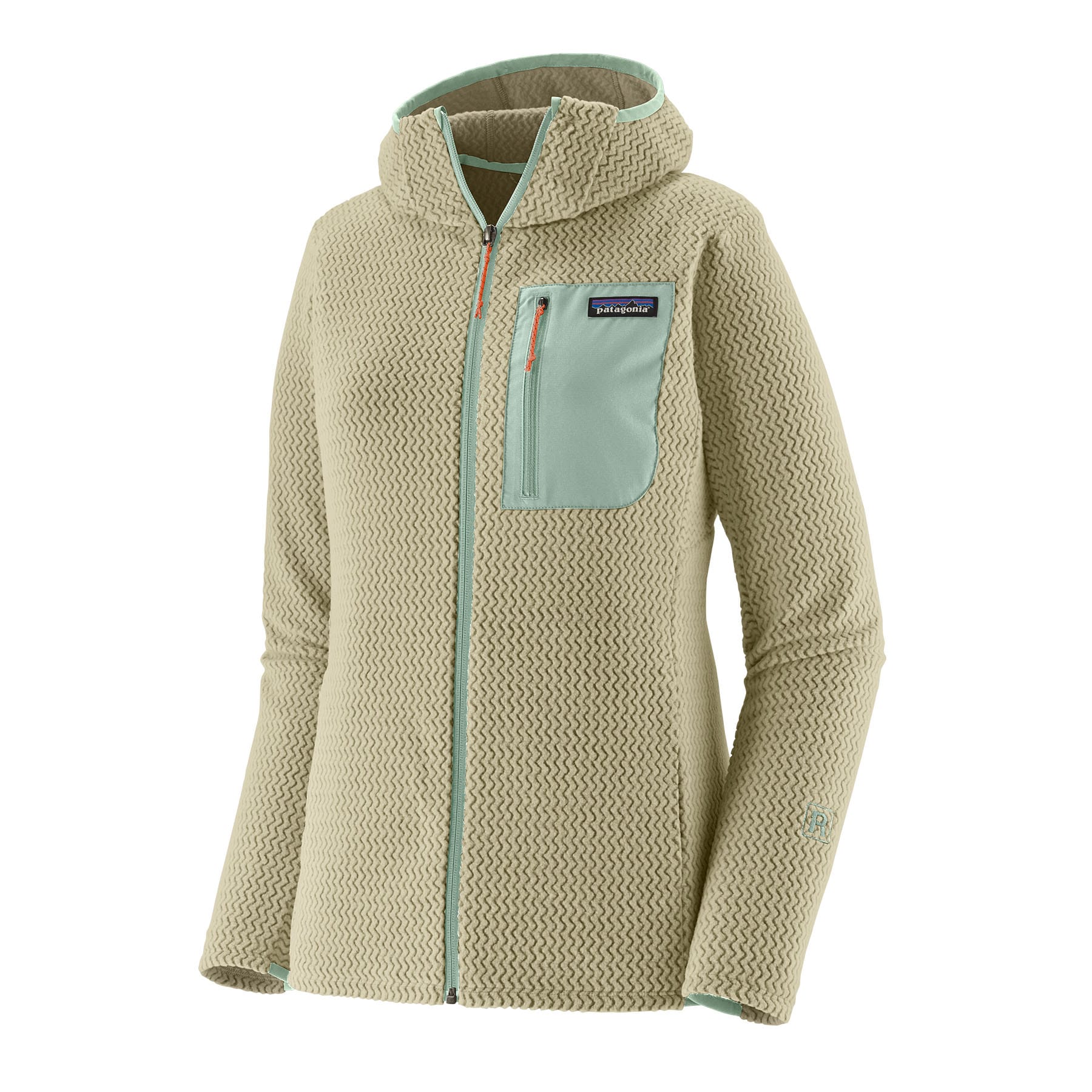 Women's R1 Air Full - Zip Hoody in WEATHERED STONE | Patagonia Bend