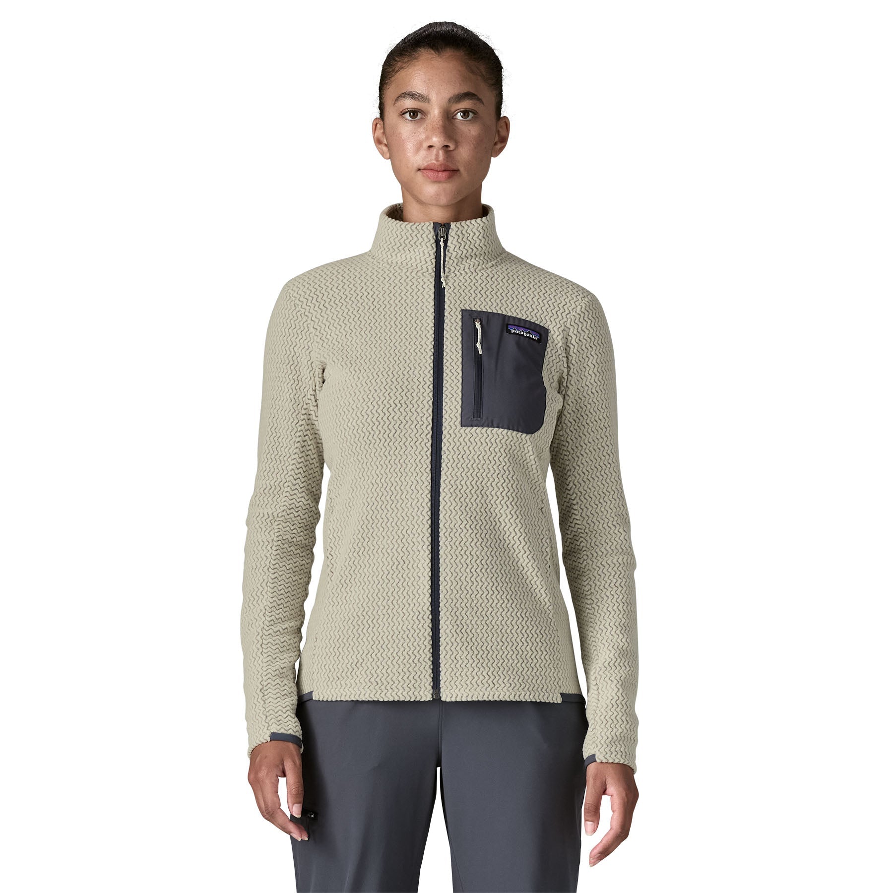 Women's R1® Air Jacket in Wool White | Patagonia Bend