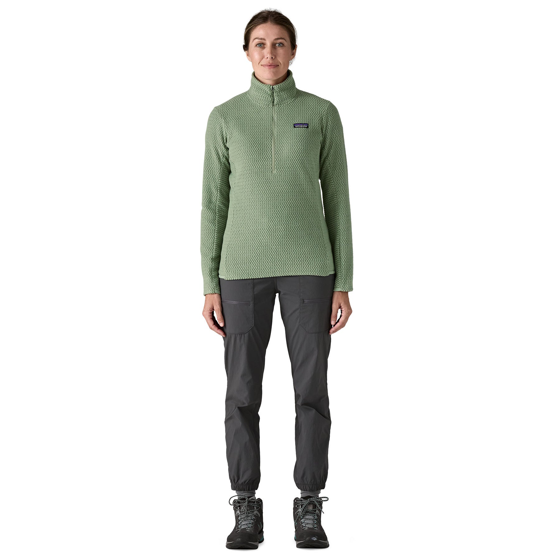 Women's R1® Air Zip Neck in Brisk Purple | Patagonia Bend