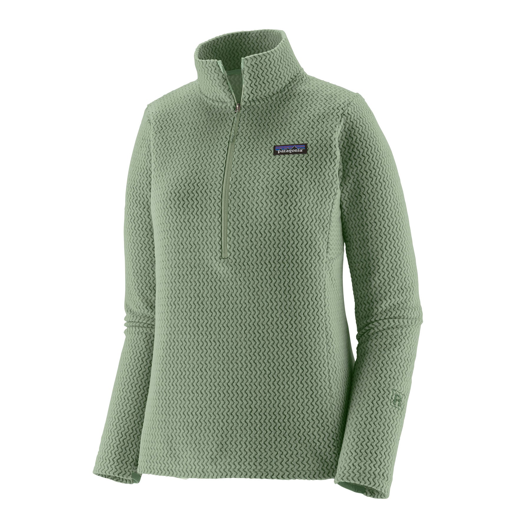 Women's R1® Air Zip Neck in ELLWOOD GREEN | Patagonia Bend