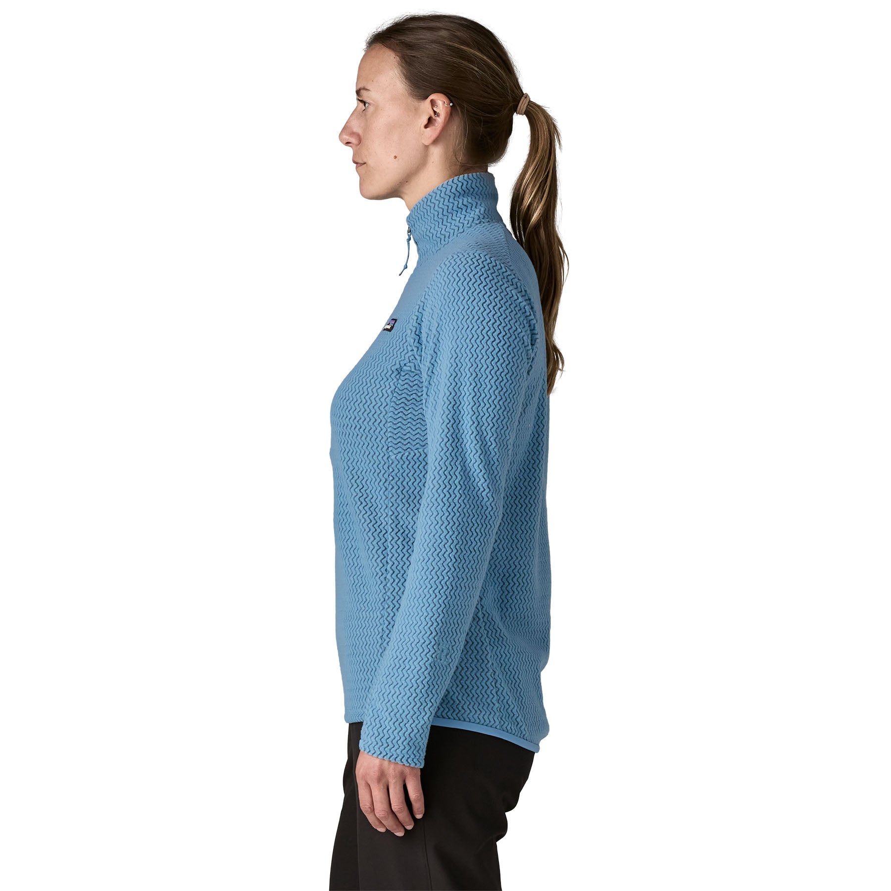 Women's R1® Air Zip Neck in Shore Blue | Patagonia Bend