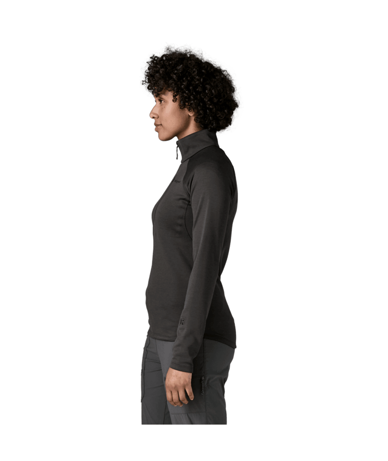 Women's R1 Ultralight 1/2 Zip in Black | Photo 4 | Patagonia Bend