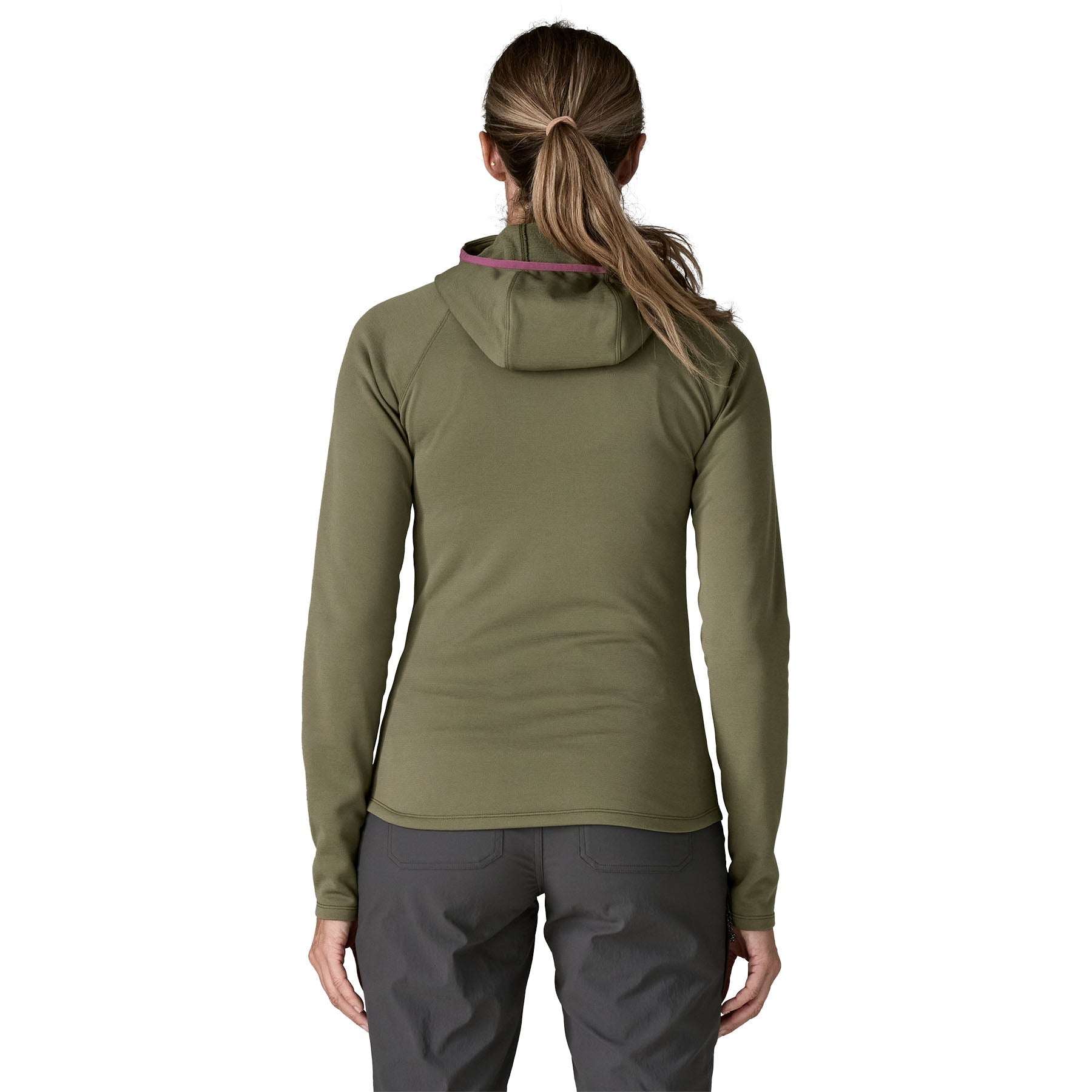 Women's R1® Ultralight Hoody in Basin Green | Patagonia Bend