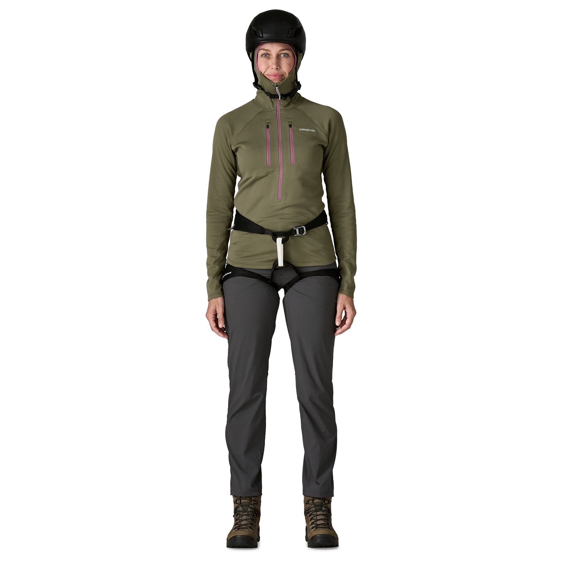 Women's R1® Ultralight Hoody in Basin Green | Patagonia Bend