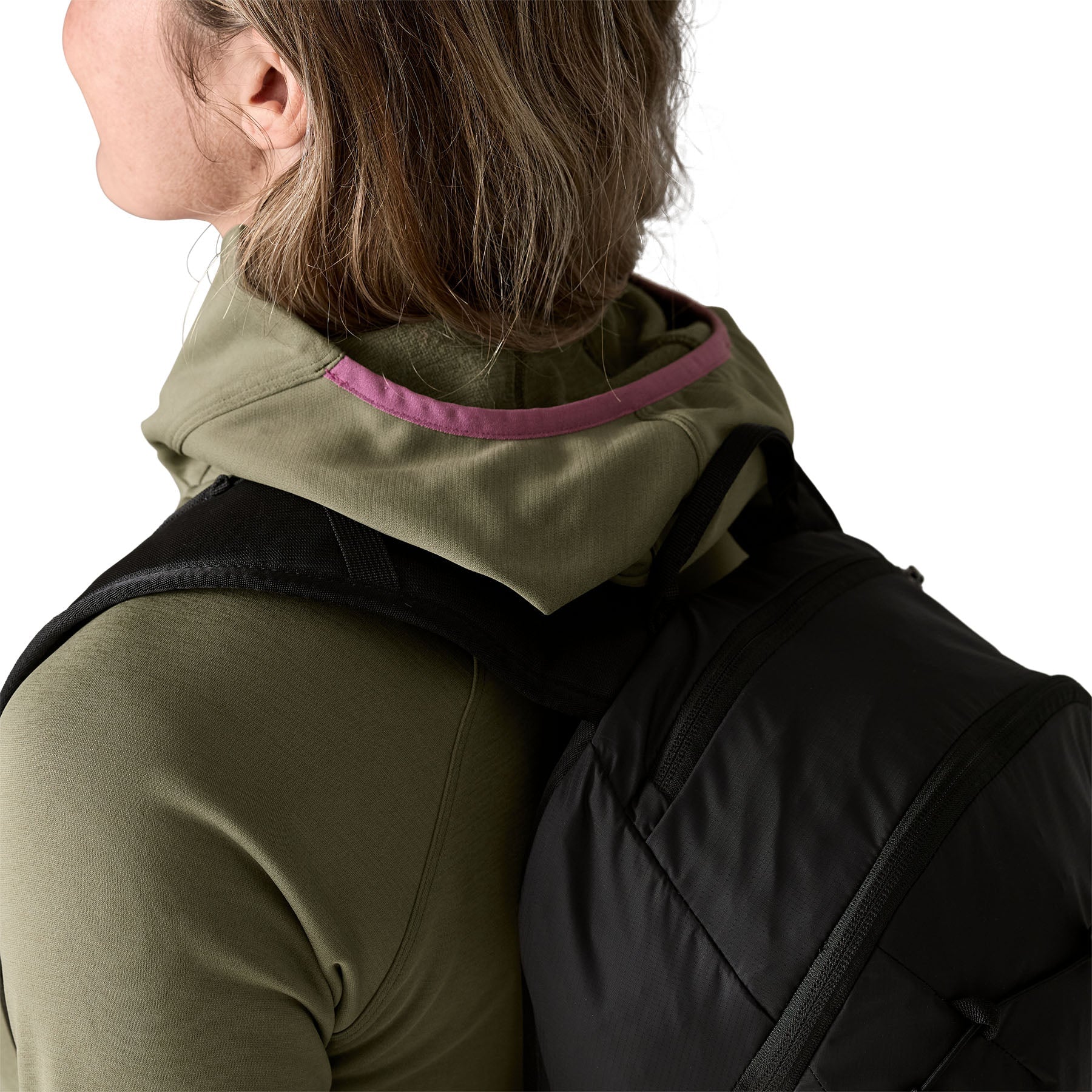 Women's R1® Ultralight Hoody in Basin Green | Patagonia Bend
