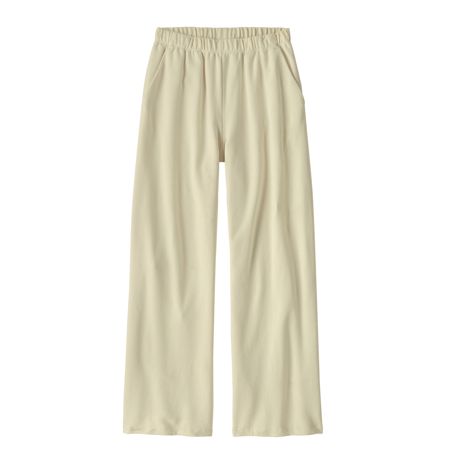 Women's Regenerative Organic Certified Cotton Essential Pants in Wool White | Patagonia Bend