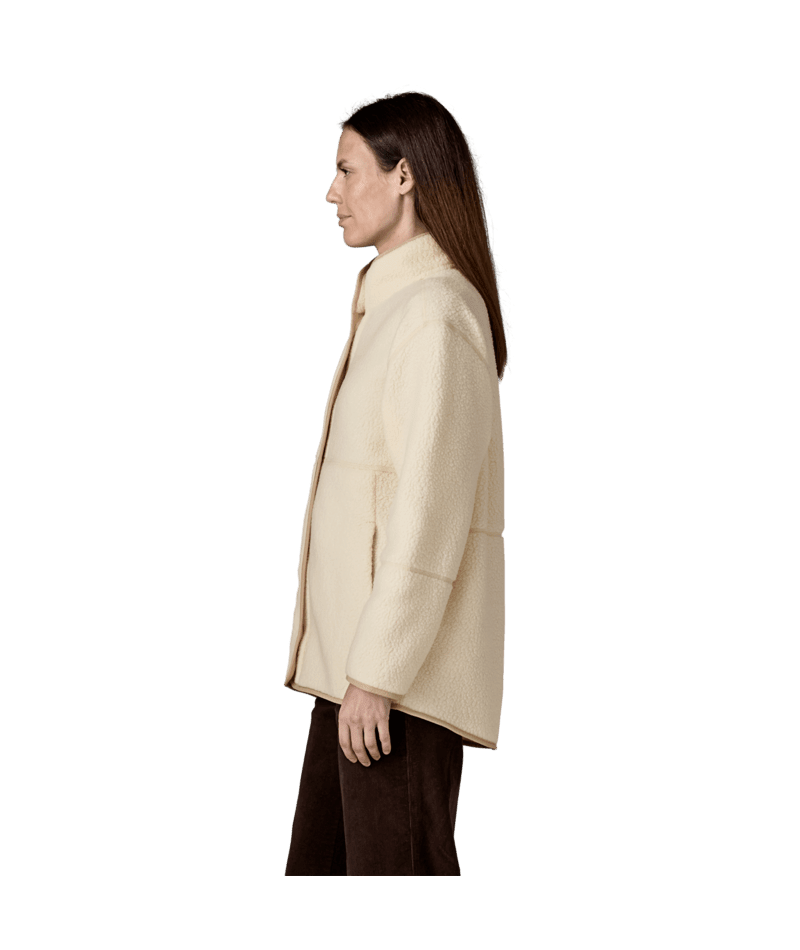 Women's Retro Pile Coat in Natural | Photo 4 | Patagonia Bend