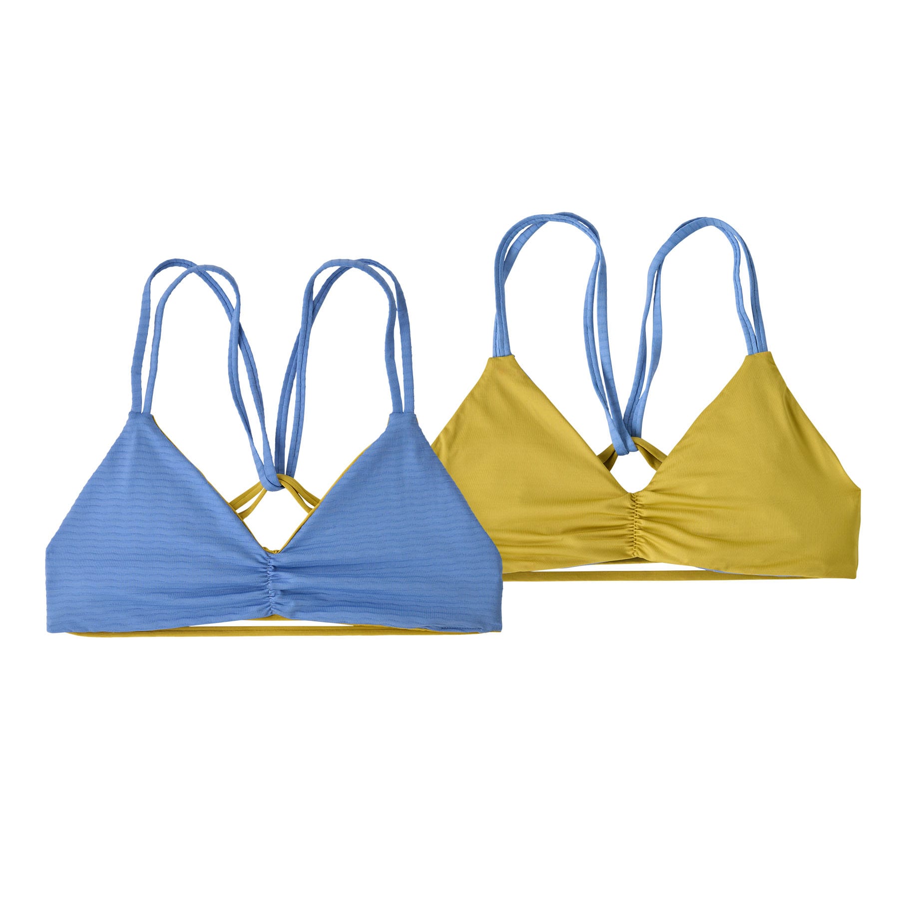 Women's Reversible Seaglass Bay Top in Ripple: Abundant Blue | Patagonia Bend