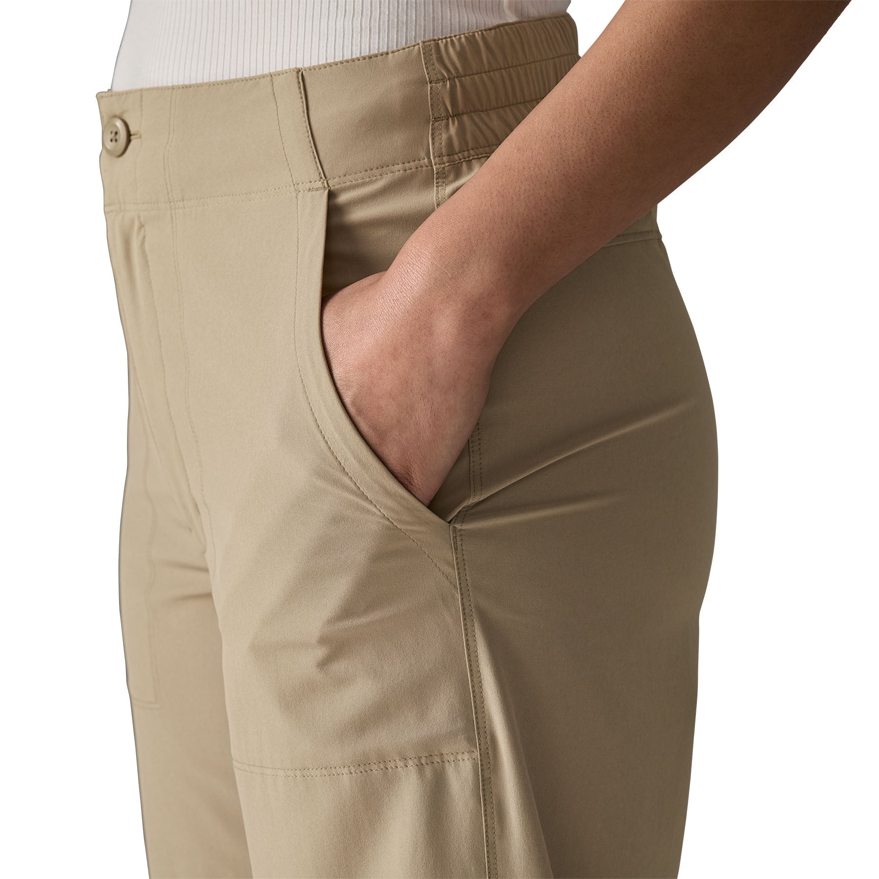 Women's Roamwith Pants in Seabird Grey | Patagonia Bend