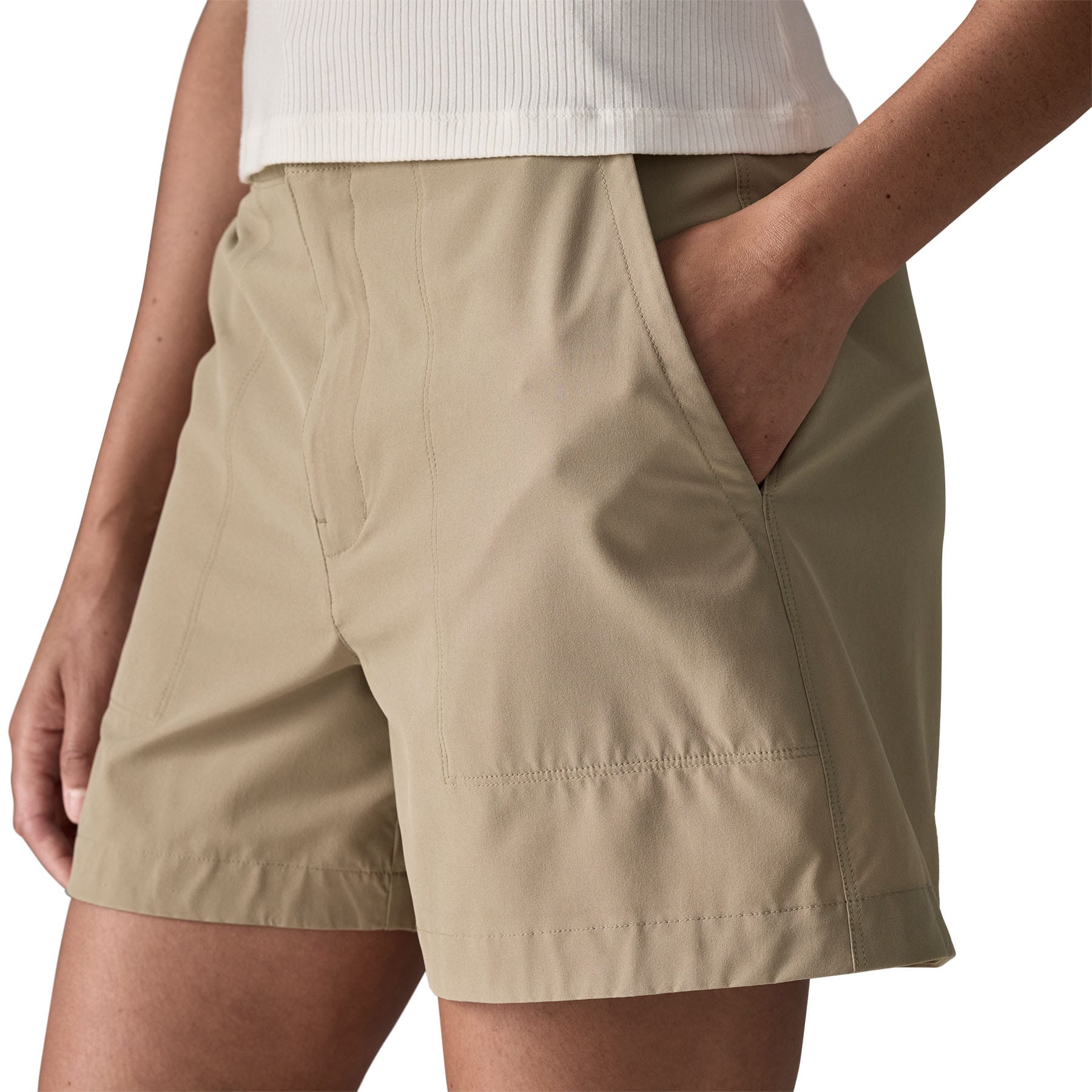 Women's Roamwith Shorts in Seabird Grey | Patagonia Bend
