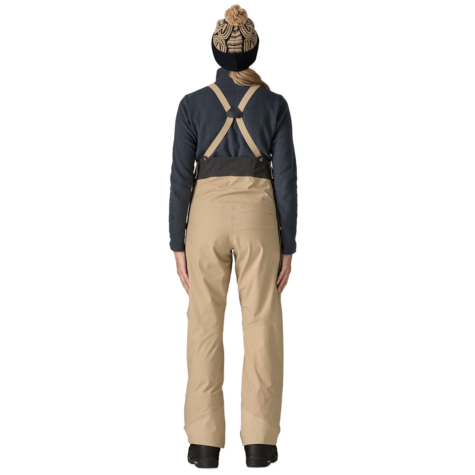 Women's Snowdrifter Bibs in Oar Tan | Patagonia Bend