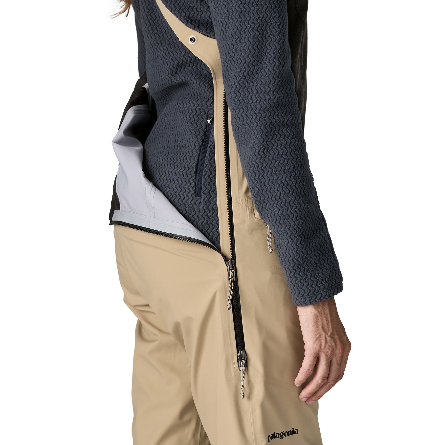 Women's Snowdrifter Bibs in Oar Tan | Patagonia Bend