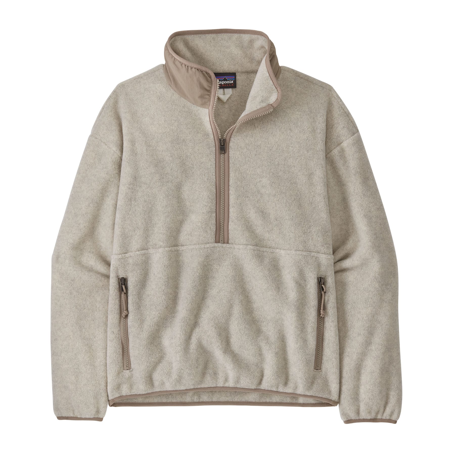 Women's Synchilla® Marsupial in Oatmeal Heather w/Seabird Grey | Patagonia Bend